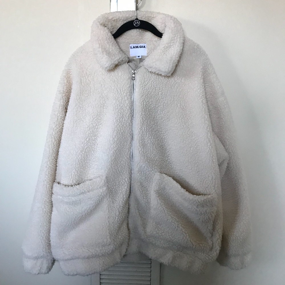 I.AM.GIA Cream Pixie Coat (M)